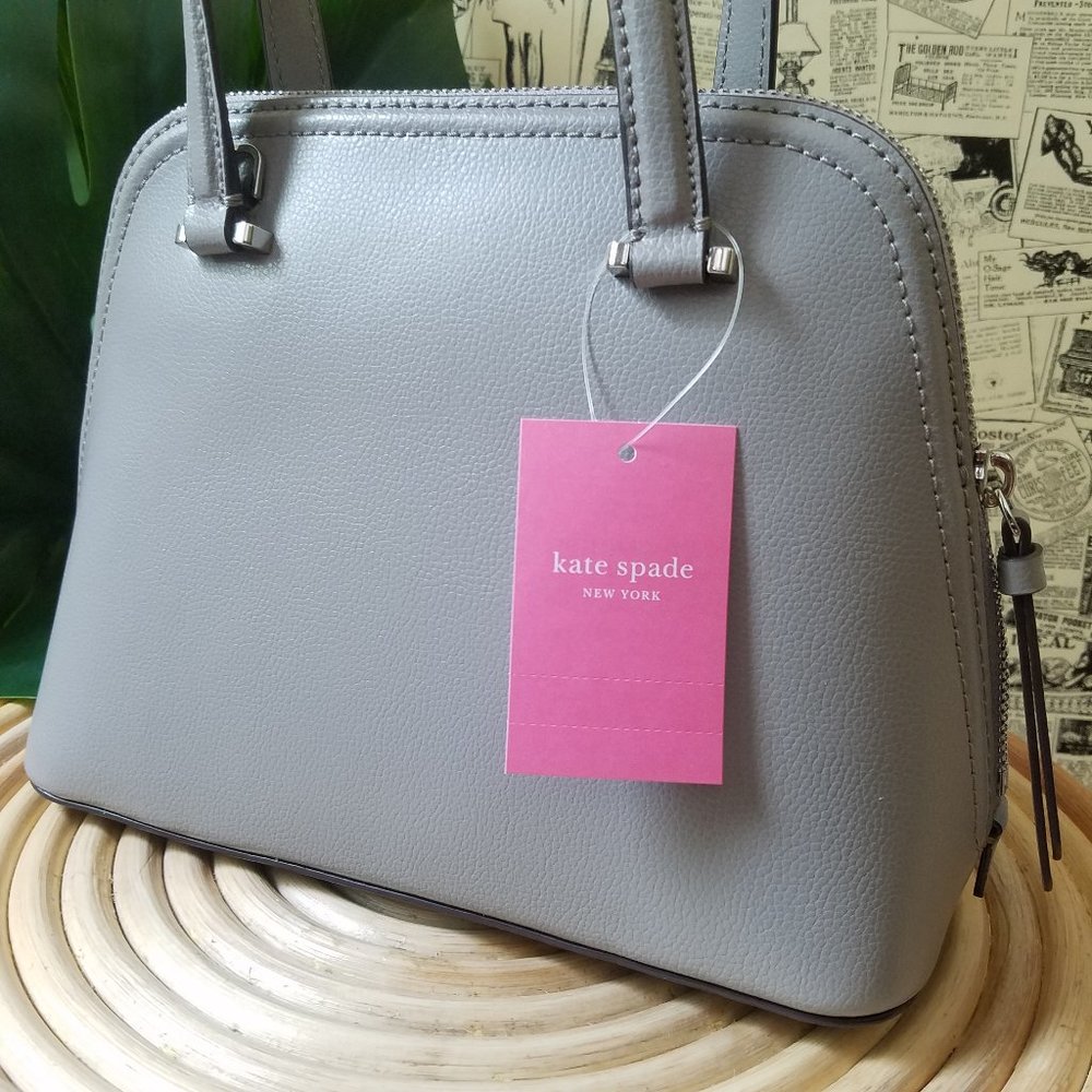 Patterson Drive Small Dome Satchel Kate Spade Gray - Picture 9 of 13